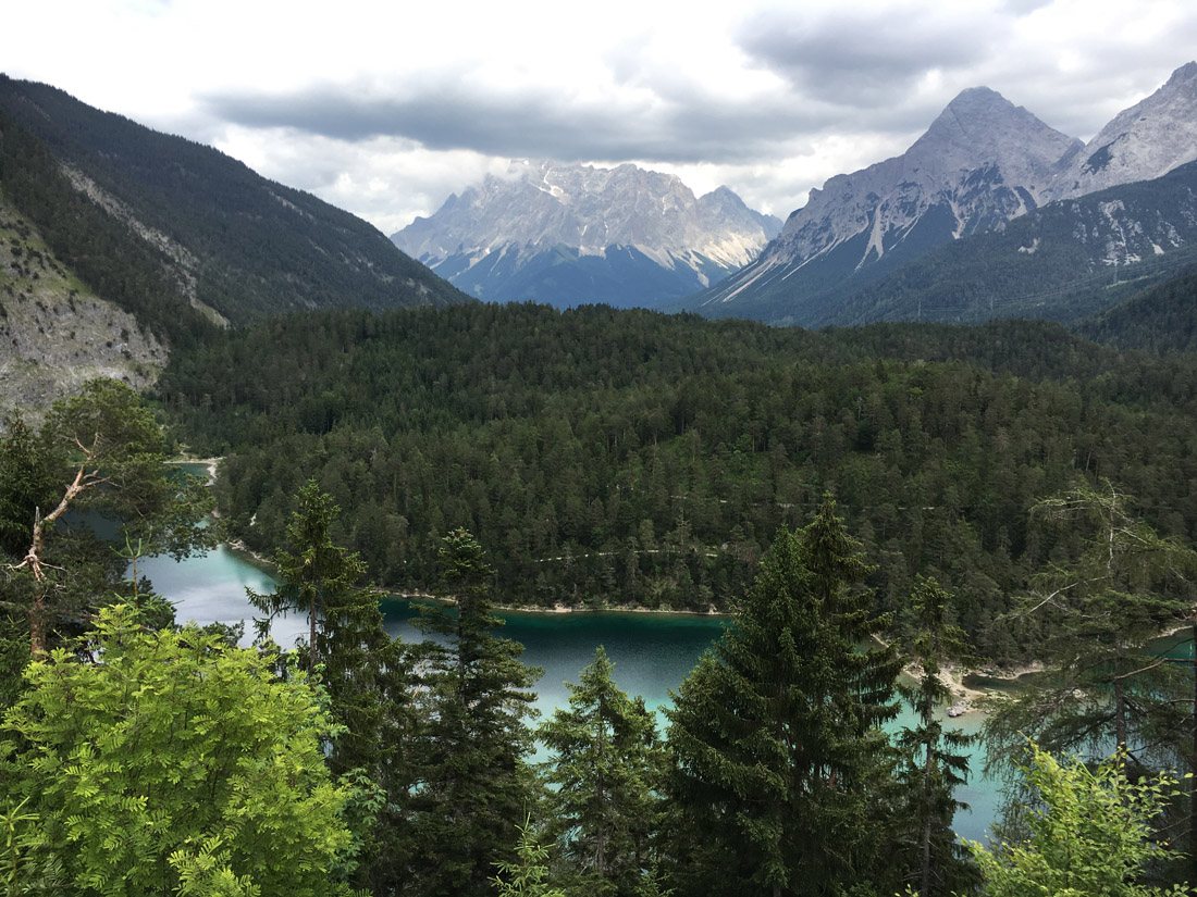 Blick vom Fernpass Richtung Deutschland